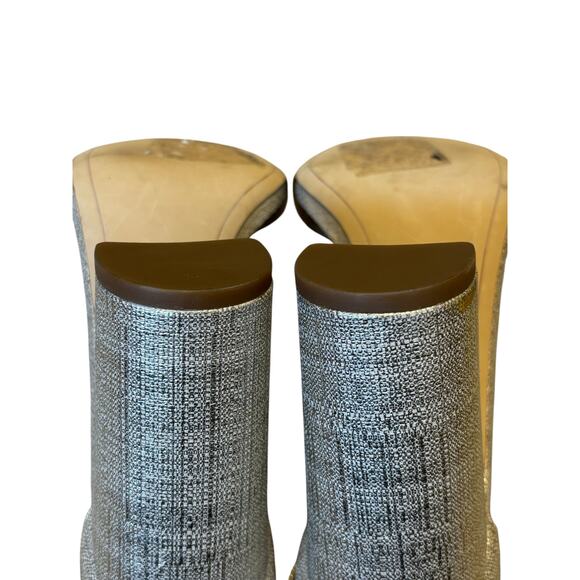 Sam Edelman Yaro Ankle Strap High Heel Sandal 11 Gold Open Toe Formal Party - Picture 7 of 8